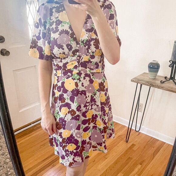 Kate Spade Swing Flora Mini Dress 4 - Picture 1 of 9